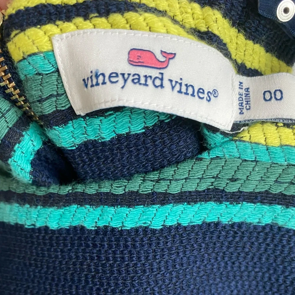 Vineyard Vines Striped Jaquard Shift Dress - Picture 6 of 8
